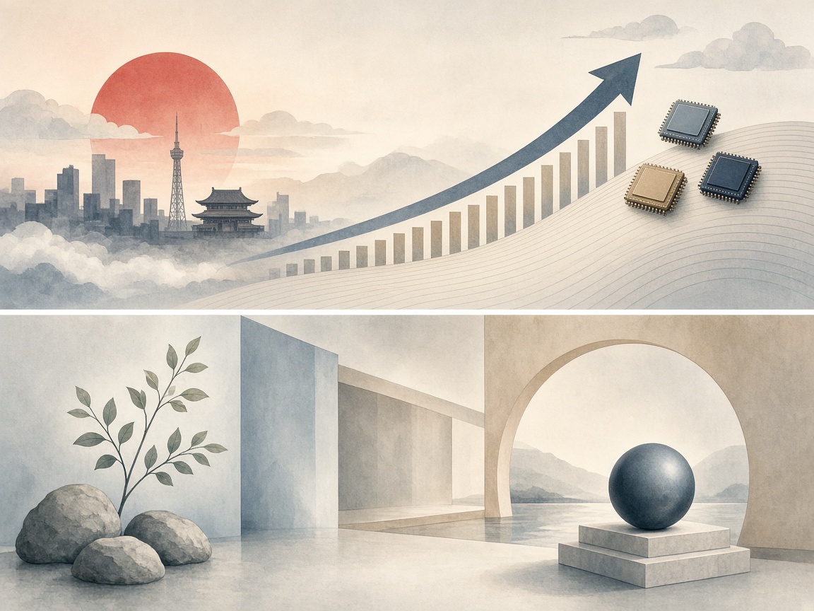 Illustration in Tokyo shares advance as inflation concerns ease