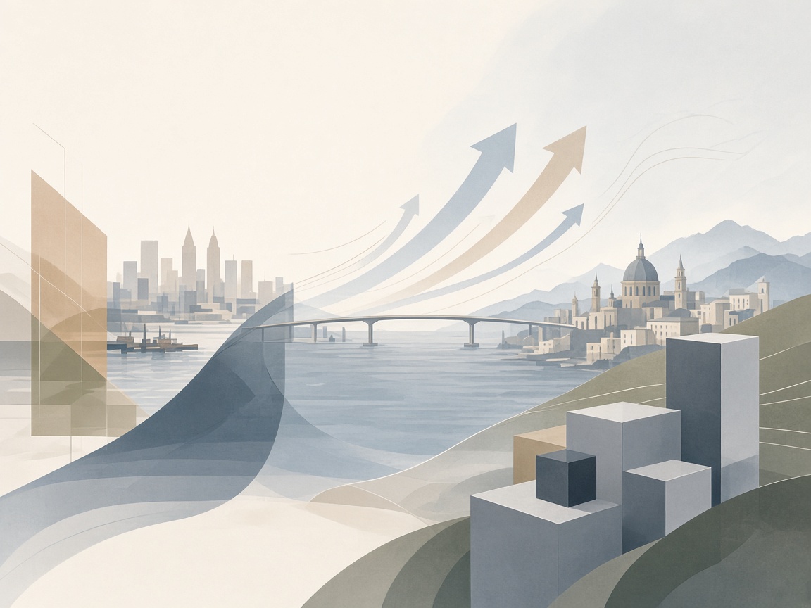 Illustration in U.S. Multinationals Expand Overseas Investment Positions in 2025, Led by European Holdings