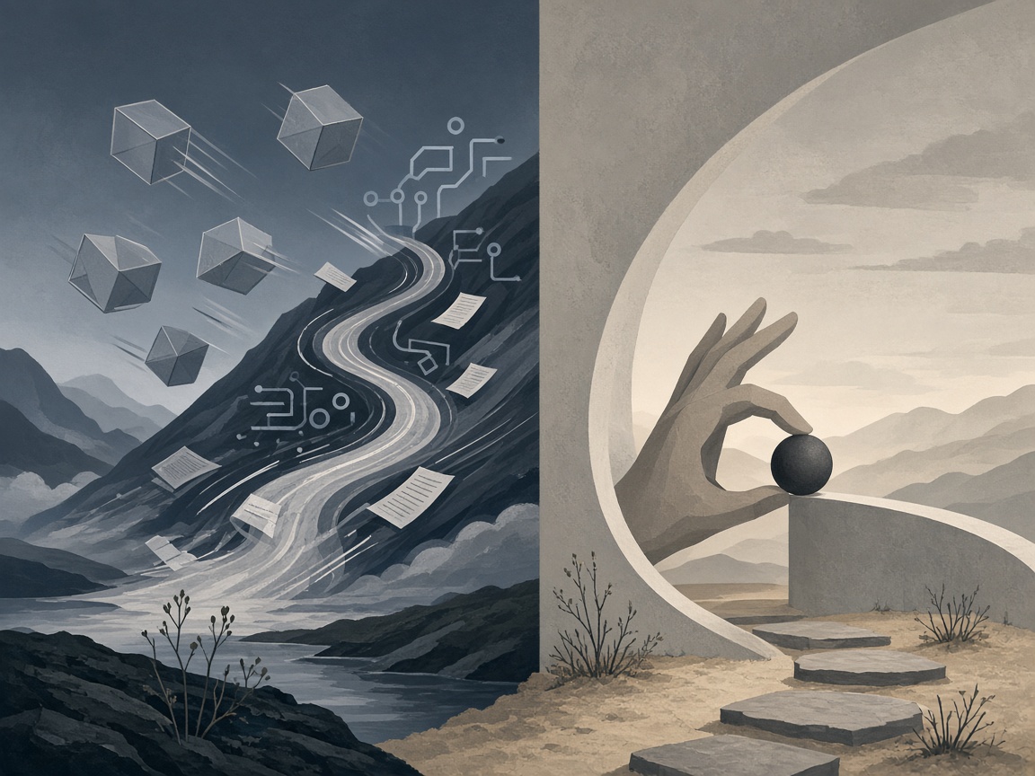 Illustration in Most Americans think artificial intelligence is developing too fast, a new AP-NORC poll finds